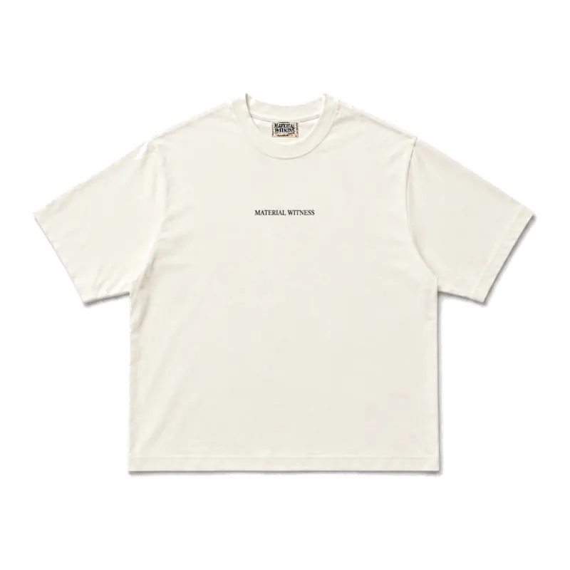 MW–007 cream coordinate basic T-shirt, front view